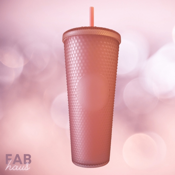 Starbucks | Venti Valentine's Soft Touch Studded Tumbler in Pink Lemonade 2022 - Picture 2 of 13